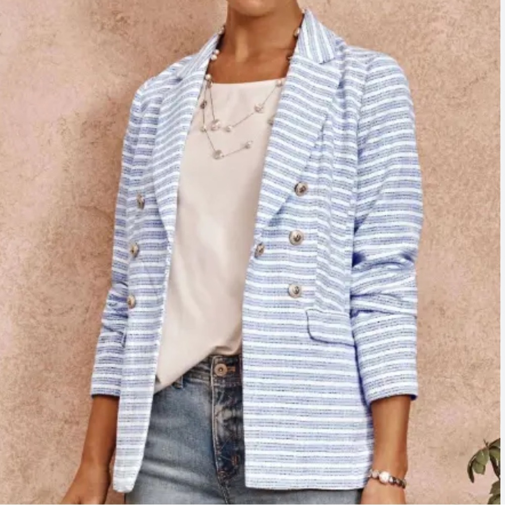 J. Jill Modern Spectator Blazer Size Small